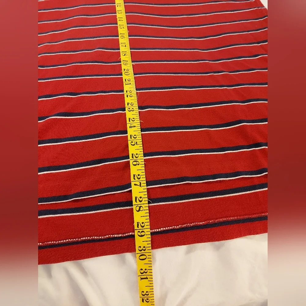 Polo by Ralph Lauren Men's Red Striped Shirt